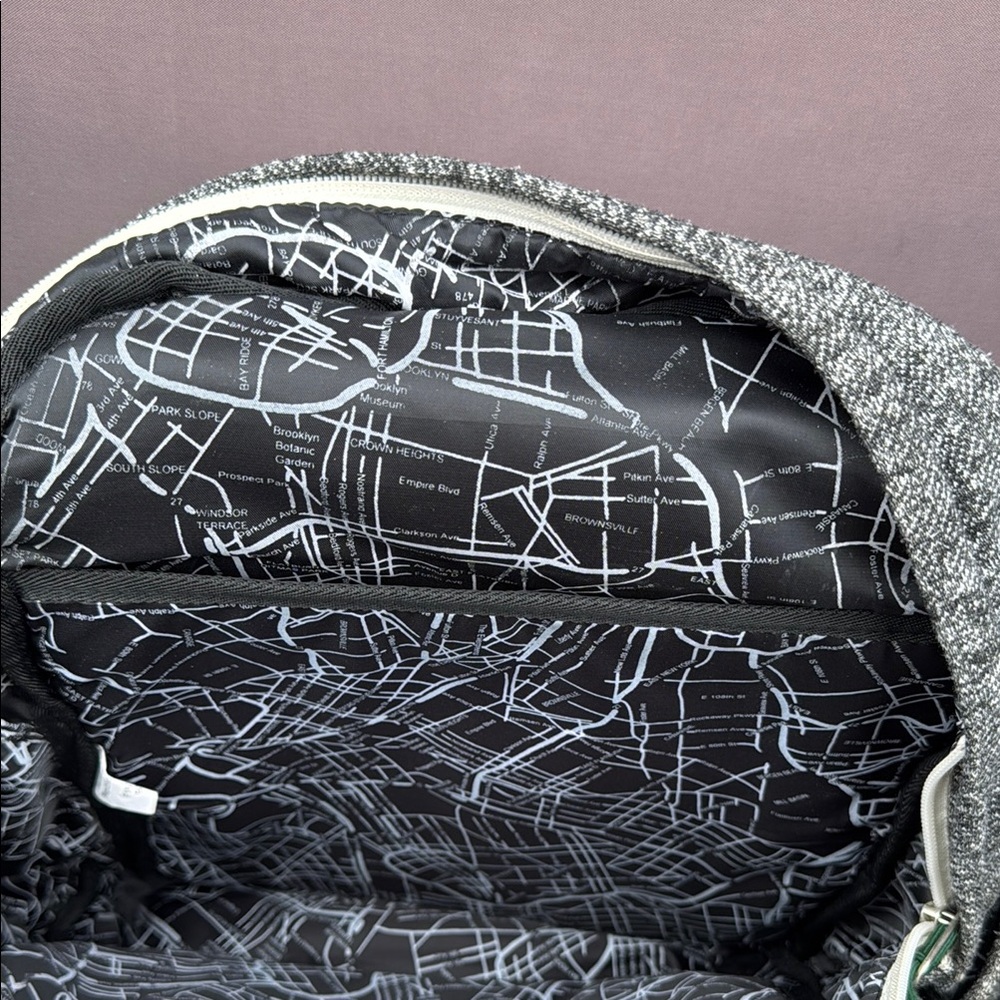 STATE Gray Minimalist Backpack with Heathered Texture - Picture 7 of 13